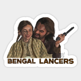 Once Upon A Time In Hollywood: Bengal Lancers Sticker